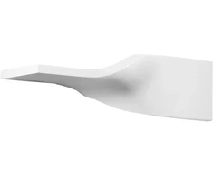 Sieninis šviestuvas PIROETTE, baltas, 1xR7S