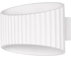 Sieninis šviestuvas PLASTER BAND, E27, baltas
