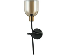 Italux Sieninis šviestuvas Servio WL-66892-1A-BK-AMB