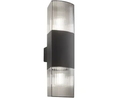 Sieninis fasado šviestuvas DARK, antracito sp., 2xE27, IP54