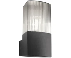 Sieninis fasado šviestuvas DARK, antracito sp., 1xE27, IP54