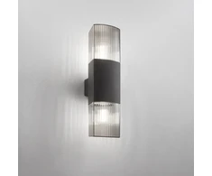 Sieninis fasado šviestuvas DARK, antracito sp., 2xE27, IP54