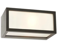 Sieninis lauko šviestuvas BRICK, E27, tamsiai pilkas, IP54, 9896