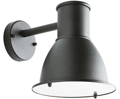 Sieninis lauko šviestuvas WORK, E27, juodas, IP44, 9525