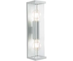 Sieninis lauko šviestuvas VITRA, E27, baltas, IP54, 9104