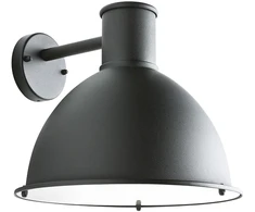 Sieninis šviestuvas Sieninis lauko šviestuvas WORK, E27, juodas, IP44, 9526