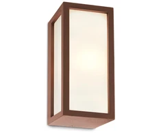 Sieninis šviestuvas Sieninis lauko šviestuvas BRICK, E27, rūdžių sp., IP54, 9897