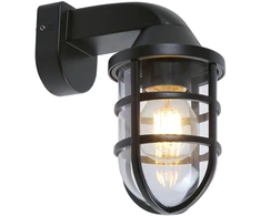 Sieninis lauko šviestuvas CAP, E27, juodas, IP44, 4298100