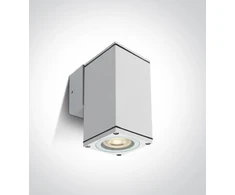 Sieninis lauko šviestuvas, GU10, baltas, IP54, 67426B/W