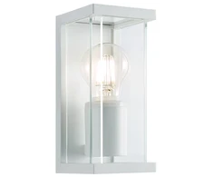 Sieninis šviestuvas Sieninis lauko šviestuvas VITRA, E27, baltas, IP54, 9106