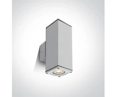 Sieninis lauko šviestuvas, GU10, baltas, IP54, 67426C/W