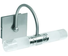 Sieninis šviestuvas TUBE, G9, baltos/nikelio sp., 460000
