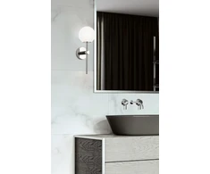 Sieninis šviestuvas VICTORIA, G9, baltos/chromo sp., IP44, 4344000