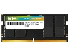 RAM Silicon Power SP032GBSVU560F02 atminties modulis 32 GB 1 x 32 GB DDR5 SODIMM 5600 MHz ECC