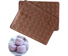 Silikoninė forma Macarons sausainiams – 38 × 28,5 cm
