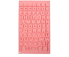 Silikoninė forma raidėms – 29,5 × 17 × 0,6 cm