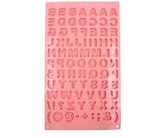 Silikoninė forma raidėms – 29,5 × 17 × 0,6 cm