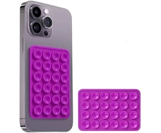Silikoninė lipni plokštelė telefonui VIOLETINĖ