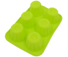 Silikoninė mini keksiukų forma (6 vnt.)