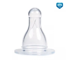 CANPOL BABIES žindukas silikoninis vidutinis, 6 mėn+, 2vnt., 18/116