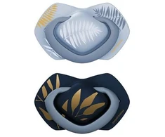 Silikoninis čiulptukas Canpol babies, 0–6 mėn., 2 vnt., mėlynas