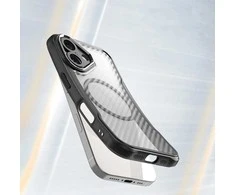 silikoninis dėklas iPhone 16“ - juoda