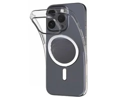 silikoninis dėklas iPhone 16 Pro Max“ - permatomas