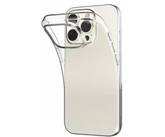 silikoninis dėklas iPhone 16 Pro“ - permatomas