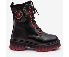 Šilti batai Trapper Boots Kids' Juodas Askya BSB27477