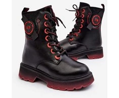 Šilti batai Trapper Boots Kids' Juodas Askya BSB27477