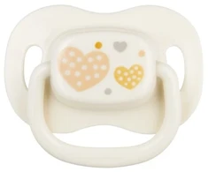 Simetrinis silikoninis čiulptukas Canpol babies, 0–6 mėn., smėlio