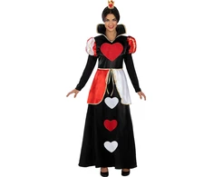 Širdžių karalienės (Queen of Hearts) kostiumas moterims – „Alisa Stebuklų šalyje“ (Alice in Wonderland)