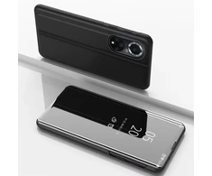 Skaidraus vaizdo atverčiamas dėklas Huawei nova 9, juodas