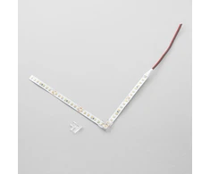 Skaidrus kampinis sujungimas 24V LED juostai