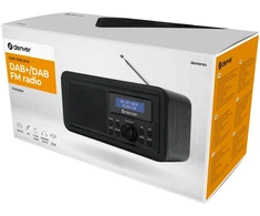 Skaitmeninis DAB+ radijas Denver DAB-30, juodas