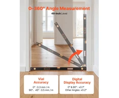 VEVOR Skaitmeninis gulsčiukas 1200 mm su magnetu