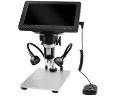 Lean Toys Skaitmeninis mikroskopas 1200x su 7 colių LCD ekranu