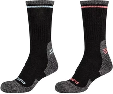 Skechers 2 poros moteriškos vilnonės takų kojinės SK41105-9999 Rožinės 35-38
