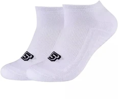 Skechers 2 poros pagrindinės amortizuojančios sportinio stiliaus kojinės SK43024-1000 Baltos 39-42