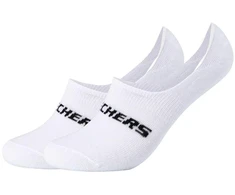 Skechers 2 poros tinklinės ventiliacijos bateliai tipo kojinės SK44008-1000, balta spalva, 35-38