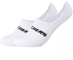 Skechers 2 poros tinklinės ventiliacijos bateliai tipo kojinės SK44008-1000, balta spalva, 35-38