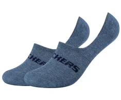Skechers 2 poros tinklinio vėdinimo trumpų kojinių SK44008-5500 Mėlynos 35-38