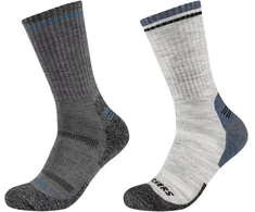 Skechers 2PPK Vyriškos Vilnonės Kojinės Takams SK41104-9300 Pilka 39-42