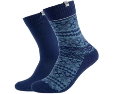 Skechers 2PPK Vyrų Laisvalaikio Žakardo Kojinės SK41049-5501 Tamsiai Mėlyna 39-42