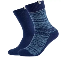 Skechers 2PPK Vyrų Laisvalaikio Žakardo Kojinės SK41049-5501 Tamsiai Mėlyna 39-42