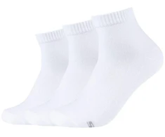 Skechers 3 poros Basic pusilgais auliukais kojinės SK42004-1000 Balta 39-42