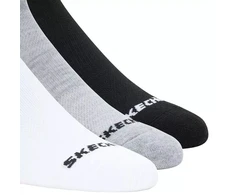 Skechers 3 poros trumpų kojinių S114235-BKWG Balta 43-46