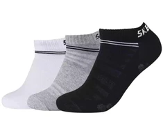 Skechers 3 poros ventiliuojamos tinklinės kojinės SK43022-9996 Baltos 35-38
