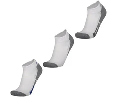 Skechers 3 poros vyriškos pusiau kilpinės baltos kojinės S114981-HWHT, dydis 41-46