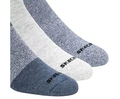 Skechers 3 poros Vyriškos Trumpikės Spalvų Blokelių Kojinės S118998-BLU Įvairiaspalvės 41-46